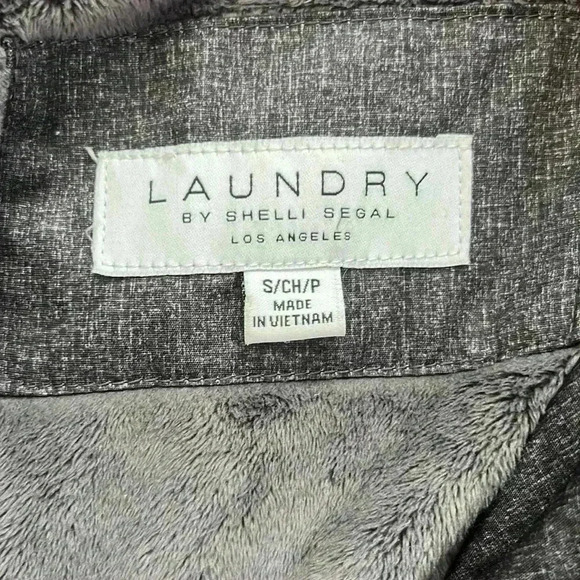 Laundry by Shelli Segal | Mystic Blue Princess-Seam Quilted Puffer Jacke… - Picture 6 of 7